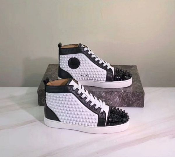 new designer sneakers redbottom suede spike luxury shoes for men and women shoes party wedding crystal leather sneakers, Black
new designer sneakers redbottom suede spike luxury shoes for men and women shoes party wedding crystal leather sneakers, Black