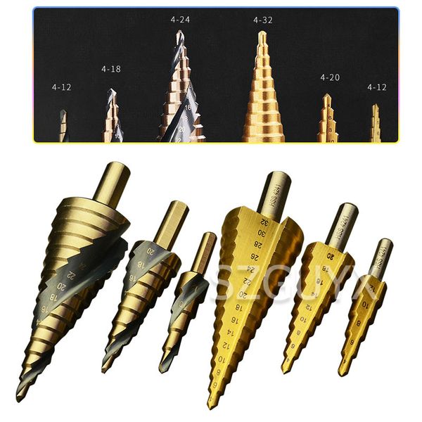 multifunctional industrial tapered drill step reaming pagoda drill plastic metal wood board hole opener
multifunctional industrial tapered drill step reaming pagoda drill plastic metal wood board hole opener