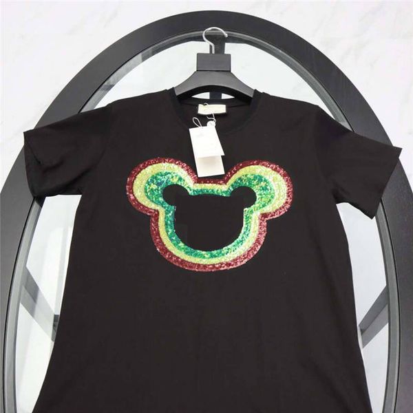 women t shirts fashion tees letters sequins short sleeves animal patterns style girls shorts, White
women t shirts fashion tees letters sequins short sleeves animal patterns style girls shorts, White