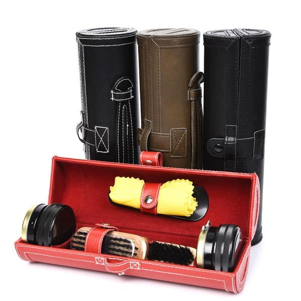 shoe shine care kit with compact case portable travel home neutral shoes polish set for men gifts
shoe shine care kit with compact case portable travel home neutral shoes polish set for men gifts