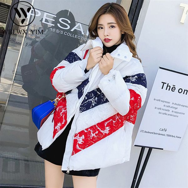 winter jacket women fashion lace splice cotton parka loose long winter coat womens thick warm long cotton overcoat, Black
winter jacket women fashion lace splice cotton parka loose long winter coat womens thick warm long cotton overcoat, Black
