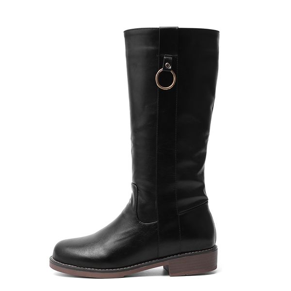 plus size 48 2019 winter new pu leather riding boots casual square low heel winter knee high boots women motorcycle shoes, Black
plus size 48 2019 winter new pu leather riding boots casual square low heel winter knee high boots women motorcycle shoes, Black