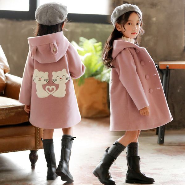 girls clothes autumn and winter 2019 new children fashion cartoon thick warm and medium long woolen coat jackets 4-12 year, Blue;gray
girls clothes autumn and winter 2019 new children fashion cartoon thick warm and medium long woolen coat jackets 4-12 year, Blue;gray