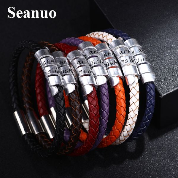 seanuo 24*3cm real leather men women charm wristband cuff bracelets jewelry punk hiphop men's rivet sport biker wrap bracelet, Golden;silver
seanuo 24*3cm real leather men women charm wristband cuff bracelets jewelry punk hiphop men's rivet sport biker wrap bracelet, Golden;silver