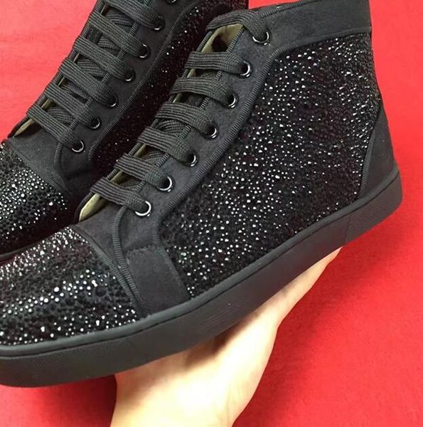 princetown shiny studded spikes red bottom shoes designer sneakers spikes orlato red bottom party trainers mens genuine leather arena cs07, Black
princetown shiny studded spikes red bottom shoes designer sneakers spikes orlato red bottom party trainers mens genuine leather arena cs07, Black
