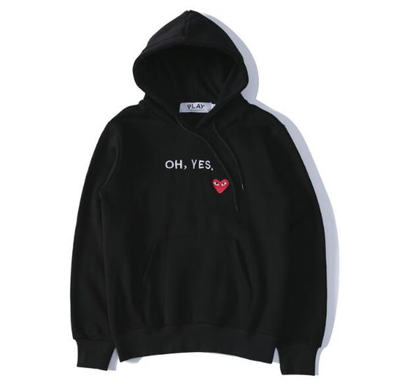 Мода CDG красное сердце Вышивка Толстовки Хип-Хоп играть Свитер с Хлопковым Пулове
Мода CDG красное сердце Вышивка Толстовки Хип-Хоп играть Свитер с Хлопковым Пулове