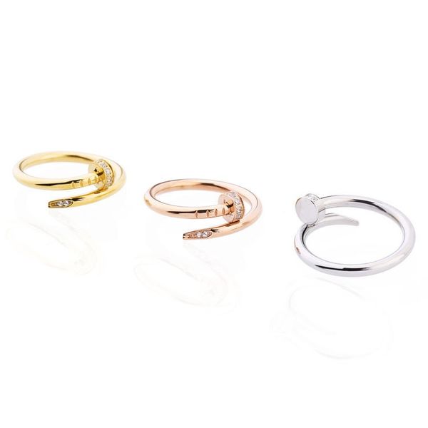 wholesale wedding brand rings stainless steel designer 18k gold plated lovers rings men women ring rose gold plated jewelry new hot, Silver
wholesale wedding brand rings stainless steel designer 18k gold plated lovers rings men women ring rose gold plated jewelry new hot, Silver