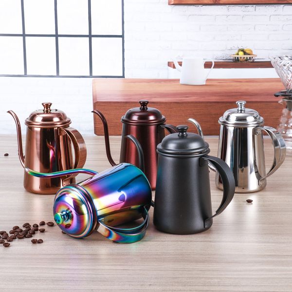 coffee pots stainless steel mounting bracket hand punch pot with lid drip gooseneck spout long mouth kettle teapot- 650ml
coffee pots stainless steel mounting bracket hand punch pot with lid drip gooseneck spout long mouth kettle teapot- 650ml
