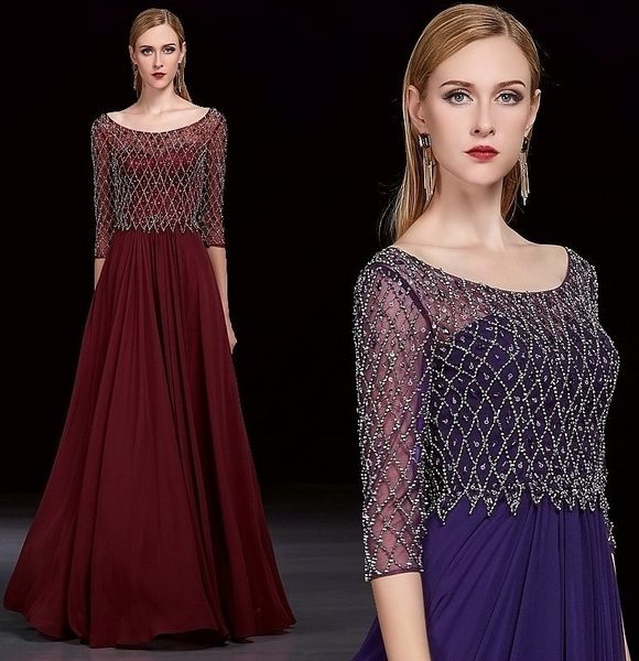 high-quality evening dresses autumn and winter wine red word shoulder long sleeves beaded party ballroom dance dresses, Black;red
high-quality evening dresses autumn and winter wine red word shoulder long sleeves beaded party ballroom dance dresses, Black;red