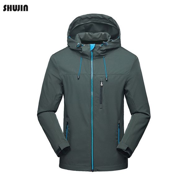 shujin 2019 men's quick dry waterproof windproof jacket lightweight long sleeve hooded outdoor climbing sports new coat male, Black;brown
shujin 2019 men's quick dry waterproof windproof jacket lightweight long sleeve hooded outdoor climbing sports new coat male, Black;brown