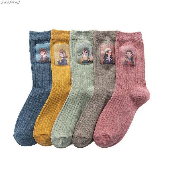 autumn breathable deodorant winter new cute cartoon fashion brief wild trend motion socks women cotton women long socks, Black;white
autumn breathable deodorant winter new cute cartoon fashion brief wild trend motion socks women cotton women long socks, Black;white