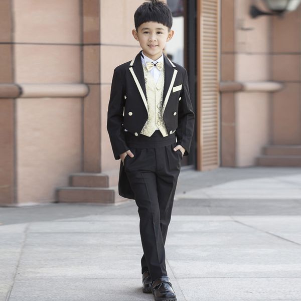 children's costume for boys blazers kids child tuxedo costumes black boy suit formal wedding clothes party suits, Blue
children's costume for boys blazers kids child tuxedo costumes black boy suit formal wedding clothes party suits, Blue