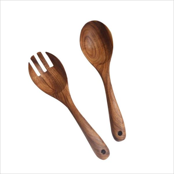 2pcs/set wooden spoon and fork set salad servers acacia wooden utensils cooking spoons cultery kitchen eating tools
2pcs/set wooden spoon and fork set salad servers acacia wooden utensils cooking spoons cultery kitchen eating tools