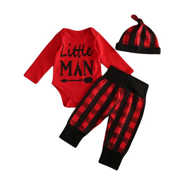 3pcs newborn baby boy romper jumpsuit long sleeve + long pants + hat outfits clothes set baby christmas clothing 0-24m
3pcs newborn baby boy romper jumpsuit long sleeve + long pants + hat outfits clothes set baby christmas clothing 0-24m