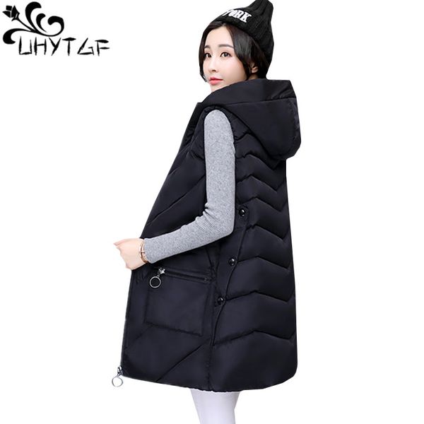 uhytgf new plus size winter vest lady sleeveless hooded long waistcoat parker down cotton warm vest outerwear women autumn 1052, Black;white
uhytgf new plus size winter vest lady sleeveless hooded long waistcoat parker down cotton warm vest outerwear women autumn 1052, Black;white
