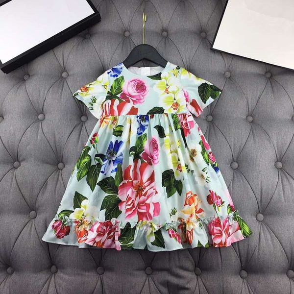 european and american parent-child outfit 2020 spring and summer new styles fashion short sleeve flower print girl's dress, Blue
european and american parent-child outfit 2020 spring and summer new styles fashion short sleeve flower print girl's dress, Blue