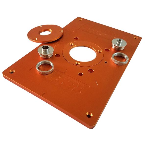 trimming machine flip plate aluminum router table insert plate with bushing and cover for electric wood milling guide table
trimming machine flip plate aluminum router table insert plate with bushing and cover for electric wood milling guide table