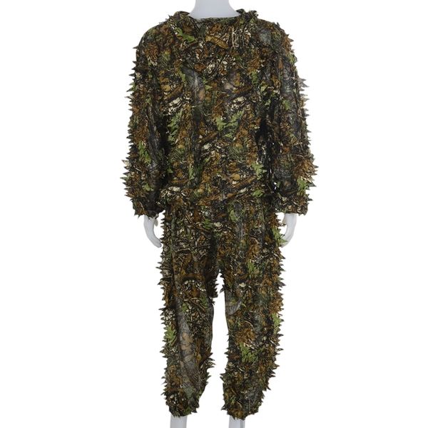 3d leaf adults ghillie suit woodland camo/camouflage hunting deer stalking in hunting sets
3d leaf adults ghillie suit woodland camo/camouflage hunting deer stalking in hunting sets