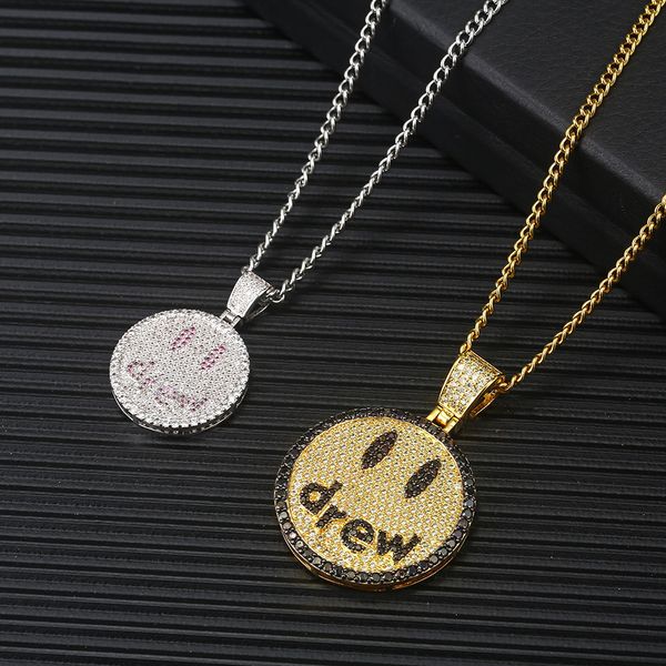 2019fw drew house necklaces justin bieber shiny crystal drew smile face pendant rhinestone necklace, Silver
2019fw drew house necklaces justin bieber shiny crystal drew smile face pendant rhinestone necklace, Silver