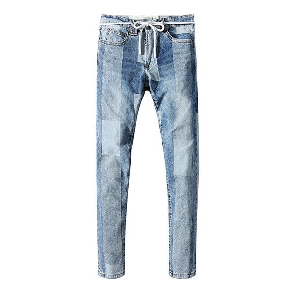 2020unique mens badge ripped slim fit skinny jeans модный дизайнер стирал мотоциклетные джинсовые брюки обшитые панелями хип хоп байкерские, Blue
2020unique mens badge ripped slim fit skinny jeans модный дизайнер стирал мотоциклетные джинсовые брюки обшитые панелями хип хоп байкерские, Blue