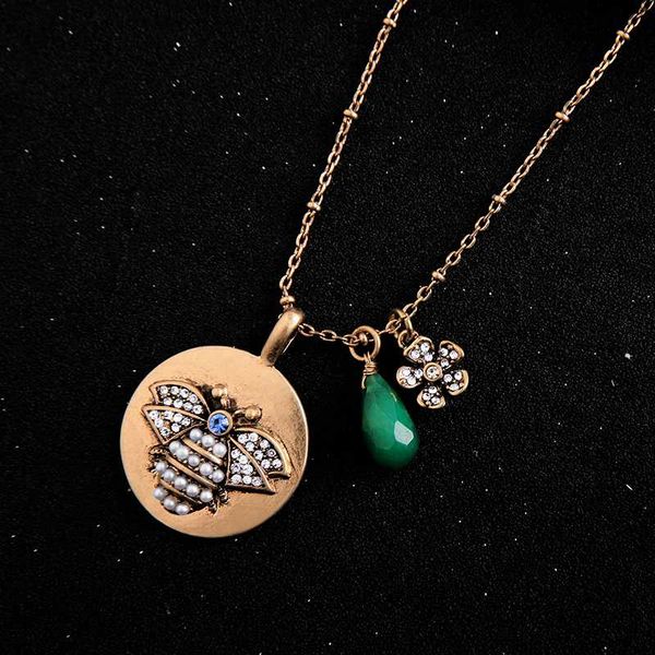 antique gold color animal bee circle round long necklace & pendants for women vintage fashion sweater chain accessories in box, Silver
antique gold color animal bee circle round long necklace & pendants for women vintage fashion sweater chain accessories in box, Silver