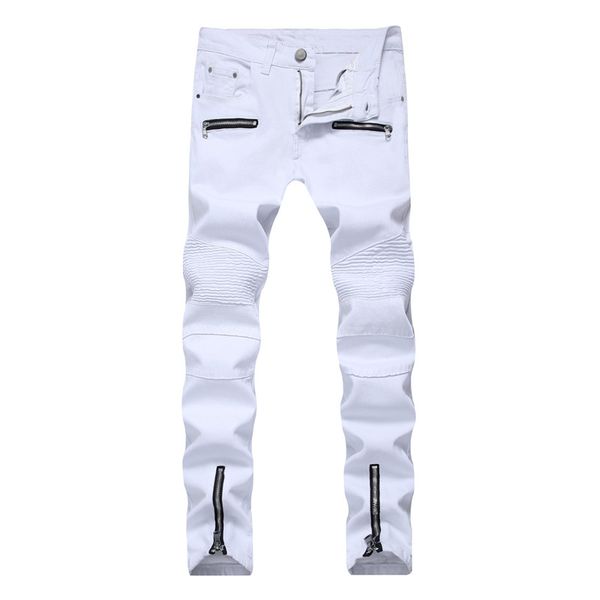 waist solid mens designer casual mid male color jeans fashion pencil clothing pants brand pleated mens dirag, Black
waist solid mens designer casual mid male color jeans fashion pencil clothing pants brand pleated mens dirag, Black