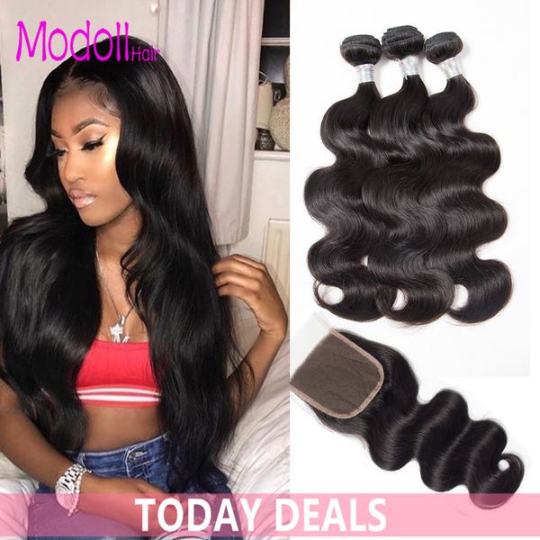 3/4 bundles brazilian body wave with 4x4 lace closure double weft brazilian unprocessed remy human hair bundles with closure, Black;brown
3/4 bundles brazilian body wave with 4x4 lace closure double weft brazilian unprocessed remy human hair bundles with closure, Black;brown