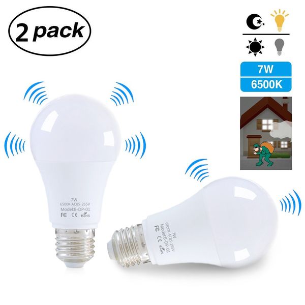 2PCS E27 7W Светодиодная лампа с датчиком движения Главной лампы Крытого Открытого 6000
2PCS E27 7W Светодиодная лампа с датчиком движения Главной лампы Крытого Открытого 6000