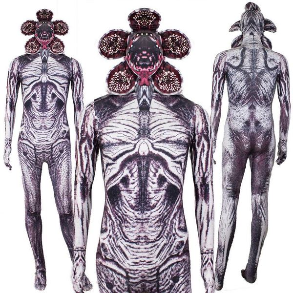things demogorgon catsuit costumes dress digital printed long sleeved costumes movie stars cosplay halloween party strange, Black
things demogorgon catsuit costumes dress digital printed long sleeved costumes movie stars cosplay halloween party strange, Black