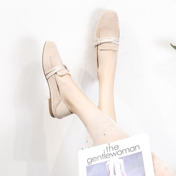 suede leather moccasins mujer femme string leather belt shoes ladies shallow slip on loafers women square toe flats single shoes, Black
suede leather moccasins mujer femme string leather belt shoes ladies shallow slip on loafers women square toe flats single shoes, Black