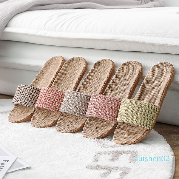suihyung women flax slippers 2020 new summer lovers beach shoes weave plaid casual slides flat sandals ladies flip flops l02, Black
suihyung women flax slippers 2020 new summer lovers beach shoes weave plaid casual slides flat sandals ladies flip flops l02, Black