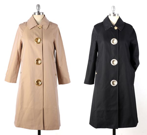 women's trench coats gabardine long windbreaker belt waterproof new english style autumn winter solid color british big metal loops 91z, Tan;black
women's trench coats gabardine long windbreaker belt waterproof new english style autumn winter solid color british big metal loops 91z, Tan;black