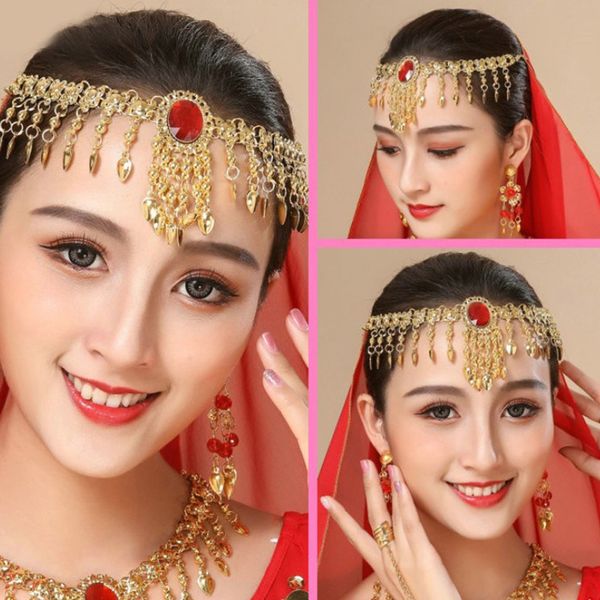 belly dance jewelry for performance accessories necklace earrings bracelets india dance headdress, Black;red
belly dance jewelry for performance accessories necklace earrings bracelets india dance headdress, Black;red