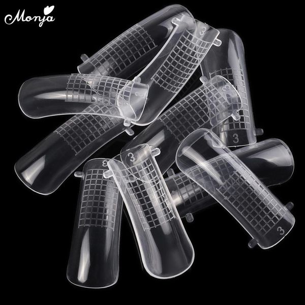 monja 100pcs/set nail art quick building french clear false tips full cover extension mold forms manicure tools, Red;pink
monja 100pcs/set nail art quick building french clear false tips full cover extension mold forms manicure tools, Red;pink