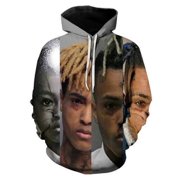 2019 new raper xxxtentacion 3d print hoodies men/women fashion hip hop 3d xxxtentacion men's hoodies and sweatshirt clothes, Black
2019 new raper xxxtentacion 3d print hoodies men/women fashion hip hop 3d xxxtentacion men's hoodies and sweatshirt clothes, Black