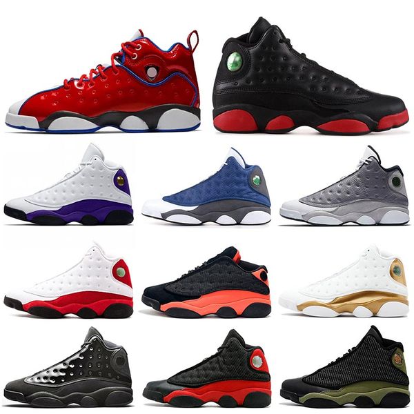 13 13s dirty bred jumpman team 2 mens basketball shoes flint court purple cap and gown olive green dmp trainer sneakers size 47
13 13s dirty bred jumpman team 2 mens basketball shoes flint court purple cap and gown olive green dmp trainer sneakers size 47
