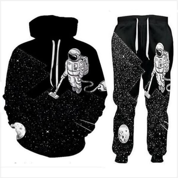 new men/womens space vacuum cleaner robot funny 3d print fashion tracksuits crewneck hip hop sweatshirt and pants 2 pcs set hoodies tz29, Gray
new men/womens space vacuum cleaner robot funny 3d print fashion tracksuits crewneck hip hop sweatshirt and pants 2 pcs set hoodies tz29, Gray