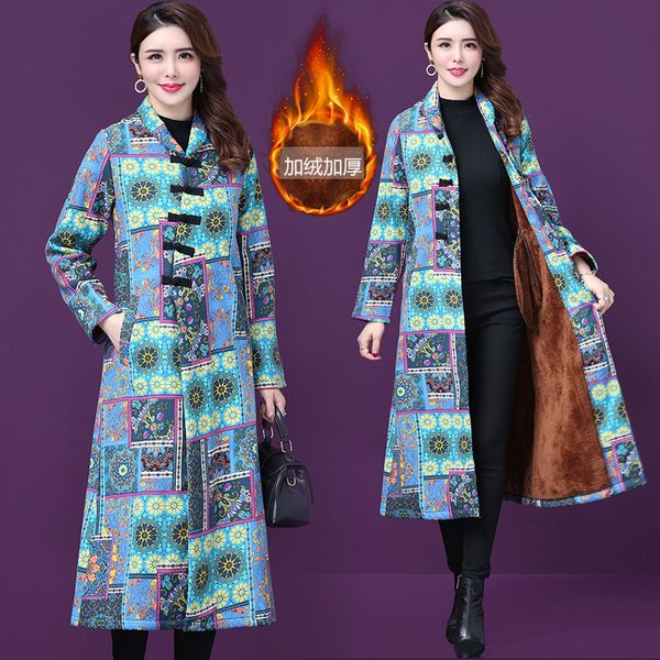 winter new style elegant by age mid-length cotton linen handicap printing plus velvet warm middle-aged women dress cotton coat t, Blue;black
winter new style elegant by age mid-length cotton linen handicap printing plus velvet warm middle-aged women dress cotton coat t, Blue;black