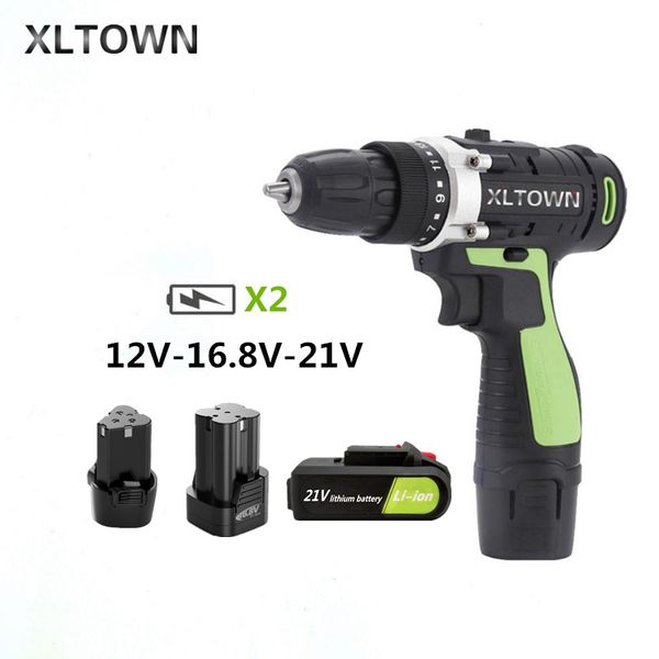 xltown 12 / 16,8 / 21в аккумуляторный электрическая дрель с 2 батареи многофункциональный мини отверток литиевая батарея электрическая отвер
xltown 12 / 16,8 / 21в аккумуляторный электрическая дрель с 2 батареи многофункциональный мини отверток литиевая батарея электрическая отвер
