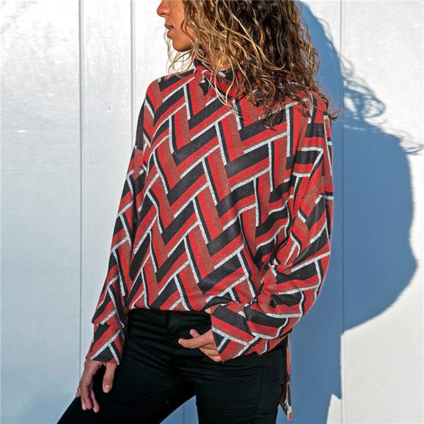 women pullovers knitwear sweater winter fashion casual long sleeve geometric turtleneck blouse pullovers sweater y917, White;black
women pullovers knitwear sweater winter fashion casual long sleeve geometric turtleneck blouse pullovers sweater y917, White;black
