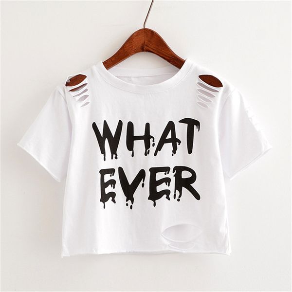 women's t-shirt artguy t shirt women crop harajuk crew neck short sleeve what ever printed t-shirts summer for girls, White
women's t-shirt artguy t shirt women crop harajuk crew neck short sleeve what ever printed t-shirts summer for girls, White
