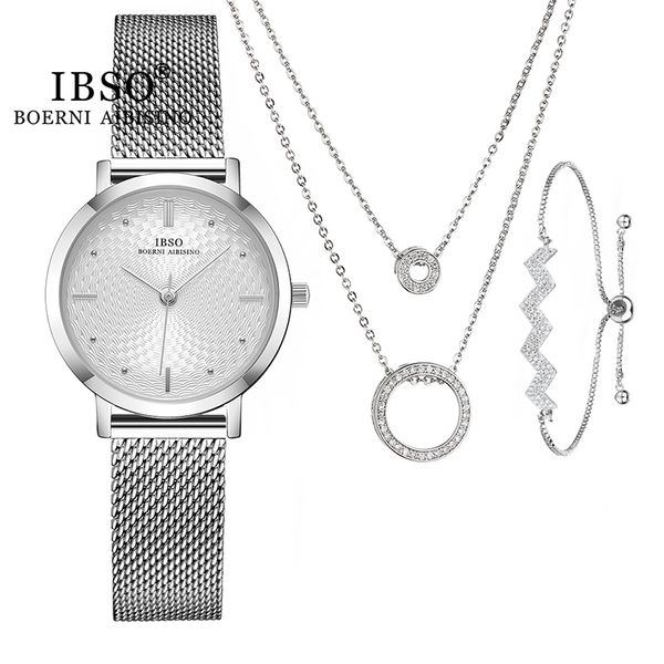 ibso brand women quartz watch set crystal design bracelet necklace set female jewelry fashion quartz watch wifes gift 3629bll, Slivery;brown
ibso brand women quartz watch set crystal design bracelet necklace set female jewelry fashion quartz watch wifes gift 3629bll, Slivery;brown
