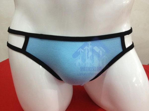 new men's triangle underwear stitching low waist european and american fashion hollowed hips on both sides, Black;white
new men's triangle underwear stitching low waist european and american fashion hollowed hips on both sides, Black;white