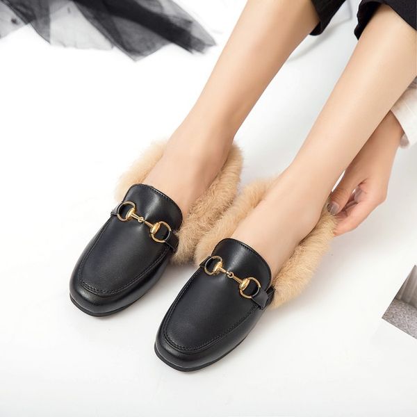 autumn and winter flat heel cartoon metal plus cotton shoes women's warm anti-slip loafers women's anti-slip furry shoes, Black
autumn and winter flat heel cartoon metal plus cotton shoes women's warm anti-slip loafers women's anti-slip furry shoes, Black