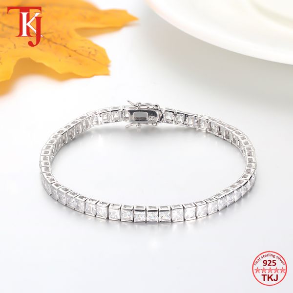 tkj 3mm 925 sterling silver cluster square cz zircon tennis bracelets pulseras pulseira bracelete women jewelry girl friend gift, Golden;silver
tkj 3mm 925 sterling silver cluster square cz zircon tennis bracelets pulseras pulseira bracelete women jewelry girl friend gift, Golden;silver