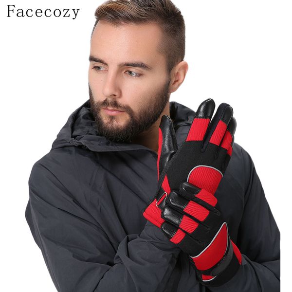 facecozy men winter outdoor anti-slip ski gloves reflective strip fleece windproof snowboard glove sport hiking moto mittens
facecozy men winter outdoor anti-slip ski gloves reflective strip fleece windproof snowboard glove sport hiking moto mittens