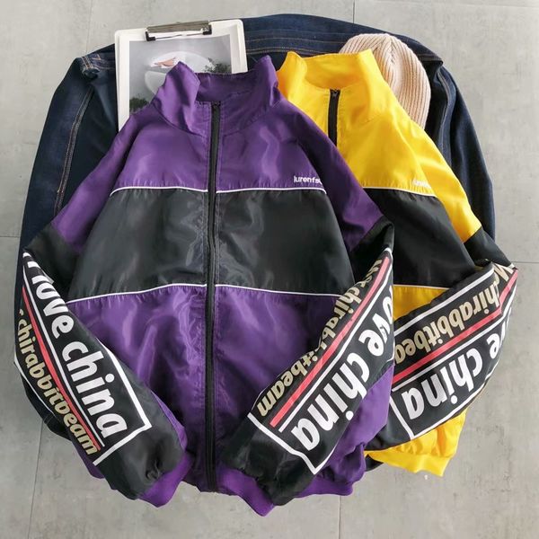 letter printed mens designer jackets street style cool loose panelled zip neck long sleeved jackets fashion men coats, Black;brown
letter printed mens designer jackets street style cool loose panelled zip neck long sleeved jackets fashion men coats, Black;brown
