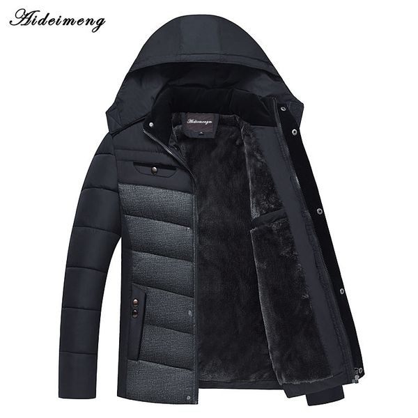 men's winter coat, cotton cloth jacket, peka zipper tightness jacket, break men's jacket, Black
men's winter coat, cotton cloth jacket, peka zipper tightness jacket, break men's jacket, Black