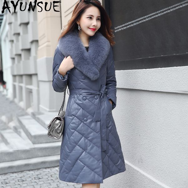 ayunsue genuine leather jacket real fur collar down jacket 2019 winter women 100% real sheepskin coat plus size my, Black
ayunsue genuine leather jacket real fur collar down jacket 2019 winter women 100% real sheepskin coat plus size my, Black