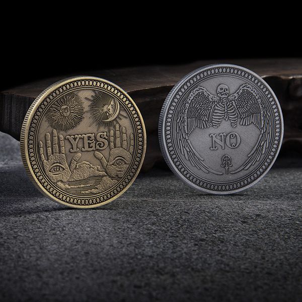 1pcs metal yes or no commemorative coin gothic yes no letter coin classic magic tricks toys children kids adults classic toys
1pcs metal yes or no commemorative coin gothic yes no letter coin classic magic tricks toys children kids adults classic toys